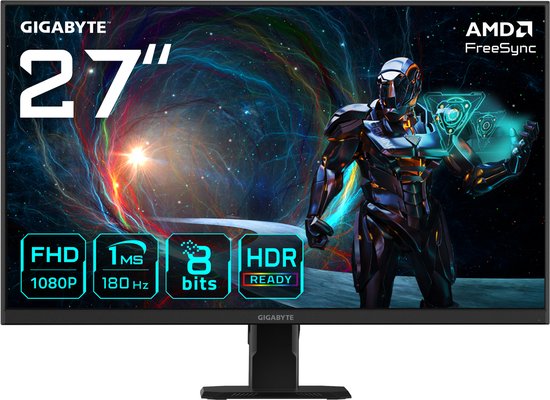 Gigabyte GS27FA - Full HD Gaming Monitor - 180hz - 27 inch