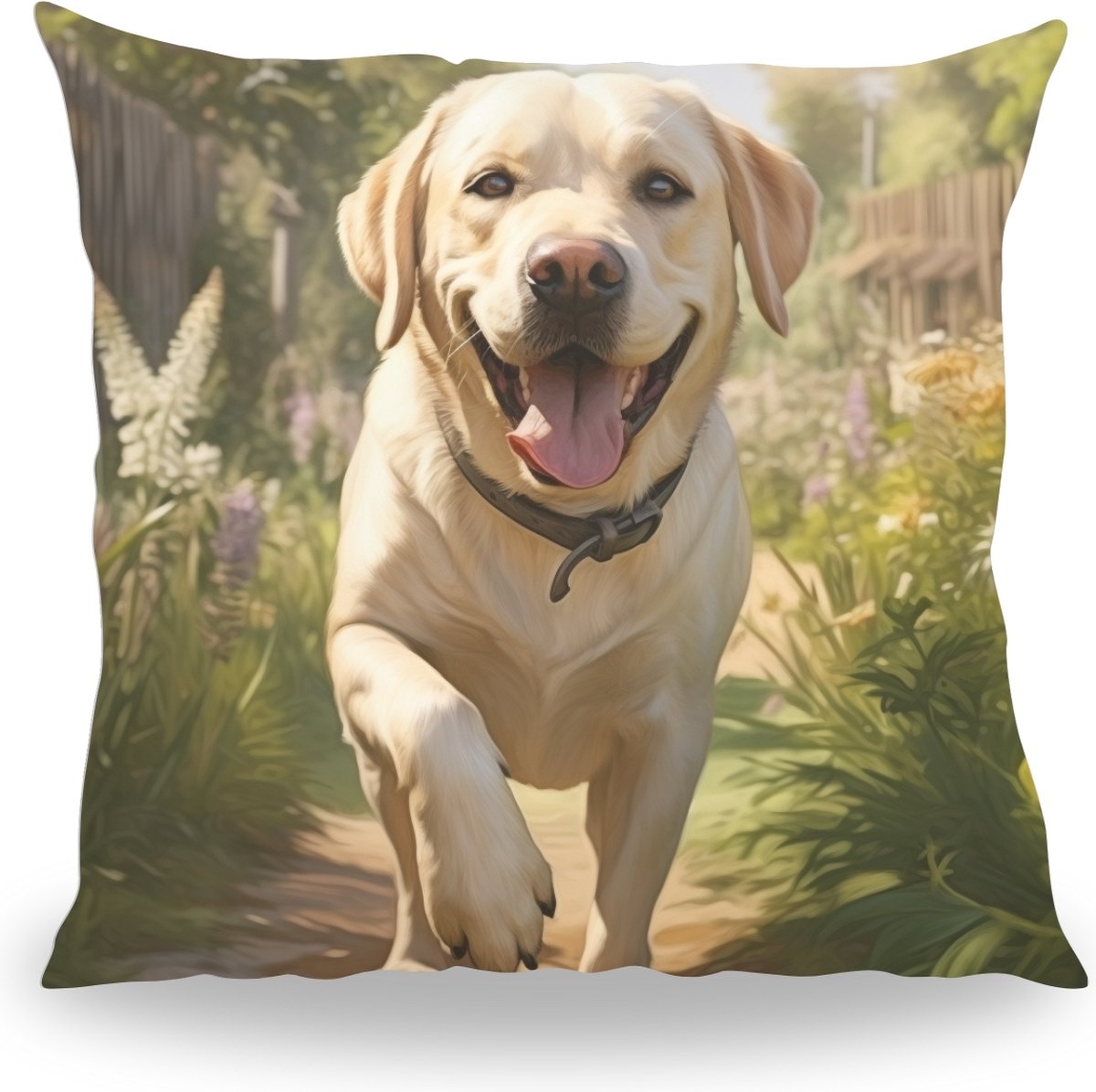 Kussen - Huisdier Portret - Labrador 1 - 50 cm