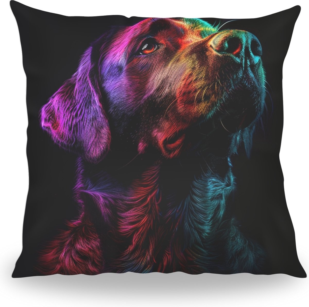 Kussen - Huisdier Portret - Labrador 1 Color - 50 cm