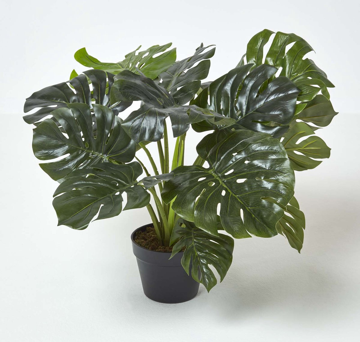 Homescapes Monstera kunstplant in pot - 60 cm Groen