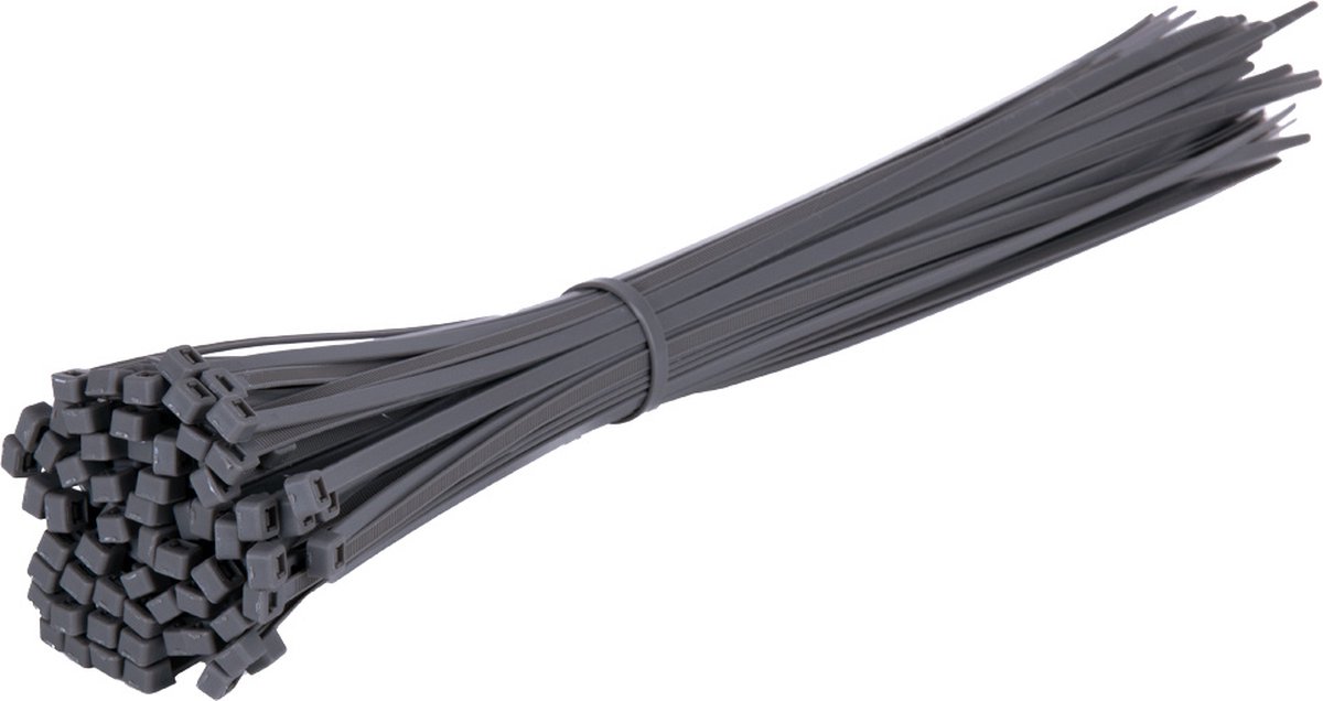 TD47 Kabelbinders 4.8 x 368 mm Grijs - Tie wraps - Tyraps