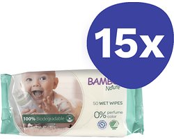Bambo Nature 100% Biologisch Afbreekbare Doekjes (14x 50 stuks)