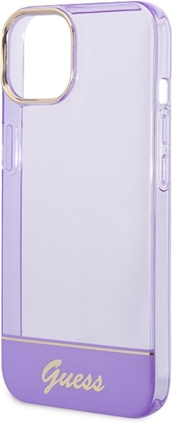 Coque arrière translucide Guess - Apple iPhone 14 Plus (6,7") - Violet