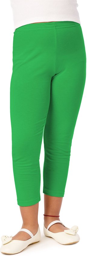 Merry Style MS-MS10-131-LE Meisjes Leggings - Sport - Vrijetijdsbroek - Lang- Viscose - Sporbroek - Yogabroek - Groen - 134