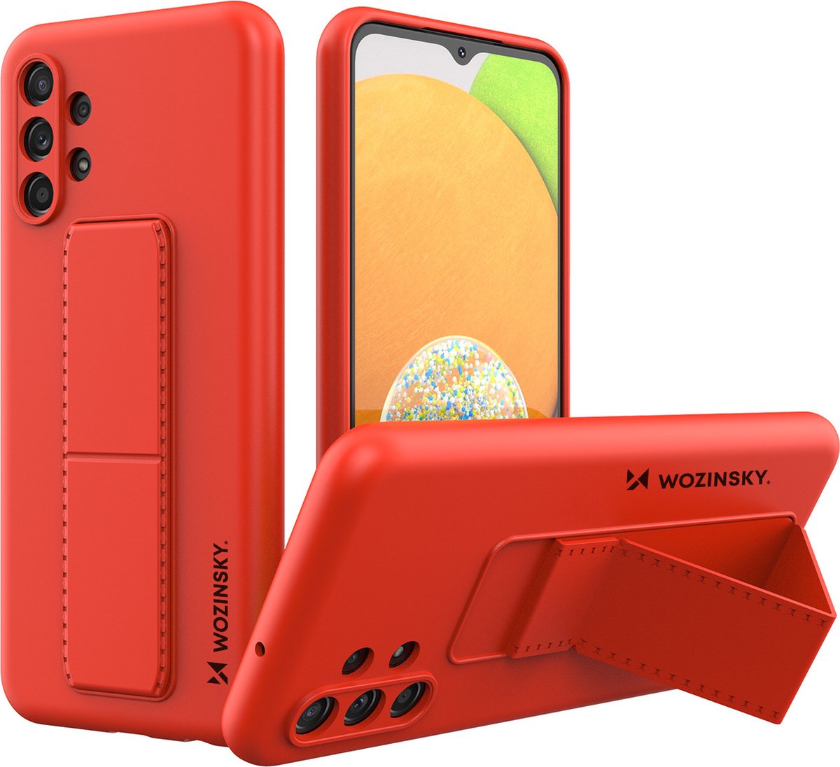 Wozinsky Kickstand Case Siliconen Voor Samsung Galaxy A23 Met Standaard