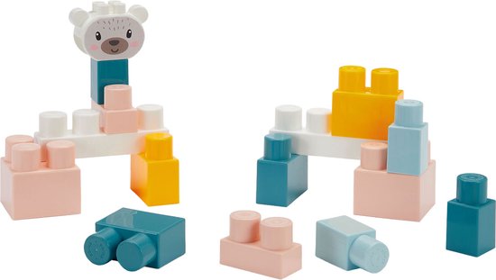 Abrick Babyspeelgoed 4in1 Speelset in Opbergbox, 41dlg. van AB — afbeelding 2