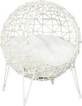 PawHut Kattenhuis met metalen frame D30-442