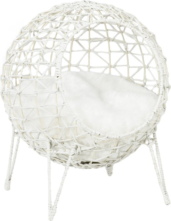 PawHut Kattenhuis met metalen frame D30-442