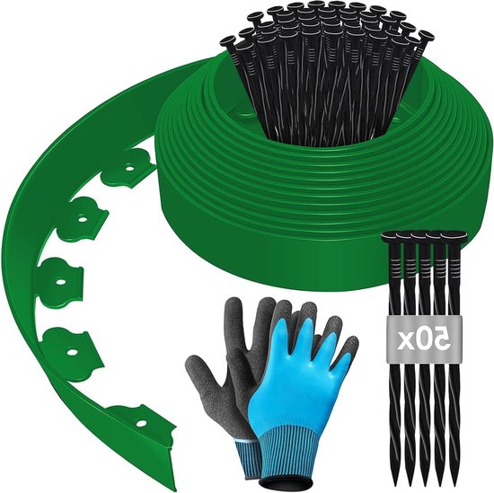KESSER® Flexibele gazonrand van kunststof, lengte 10 m