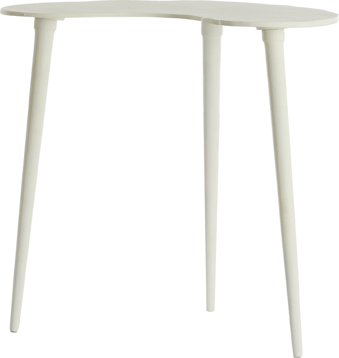 Bijzettafel LINOS - 53x30x48cm - Wit