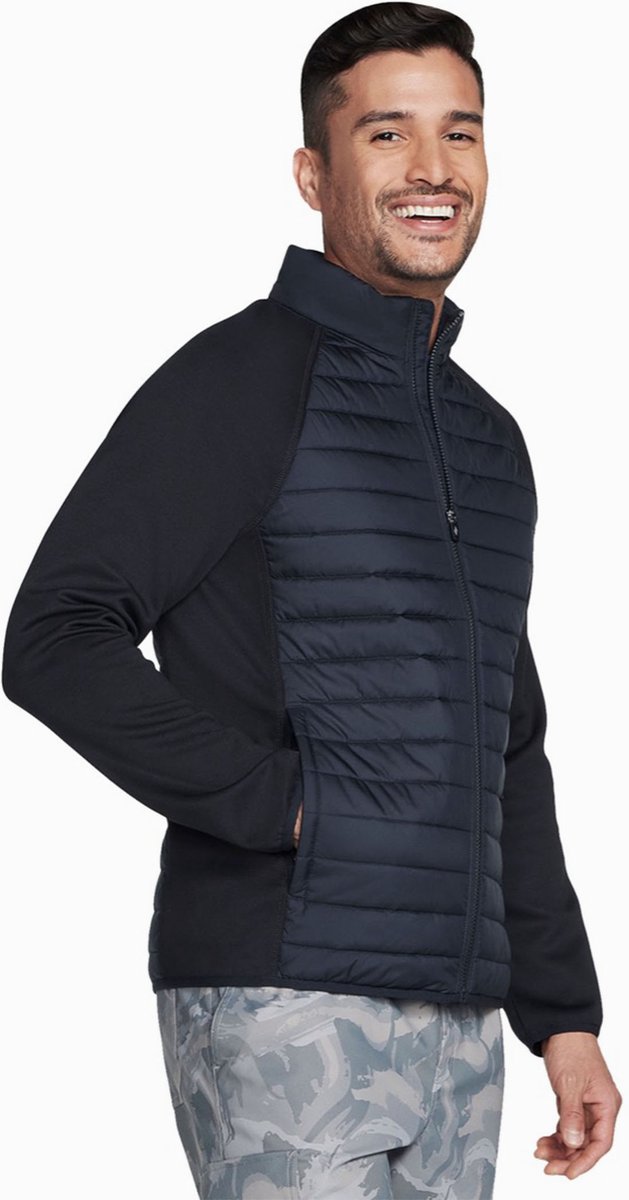 Skechers Jas Hybrid Jacket 2.0 JA141/BLK Zwart-L