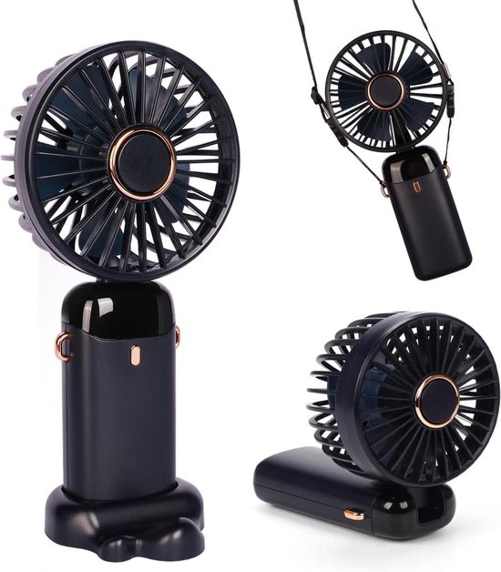 JISULIFE Mini Ventilator Draagbaar 5000mAh