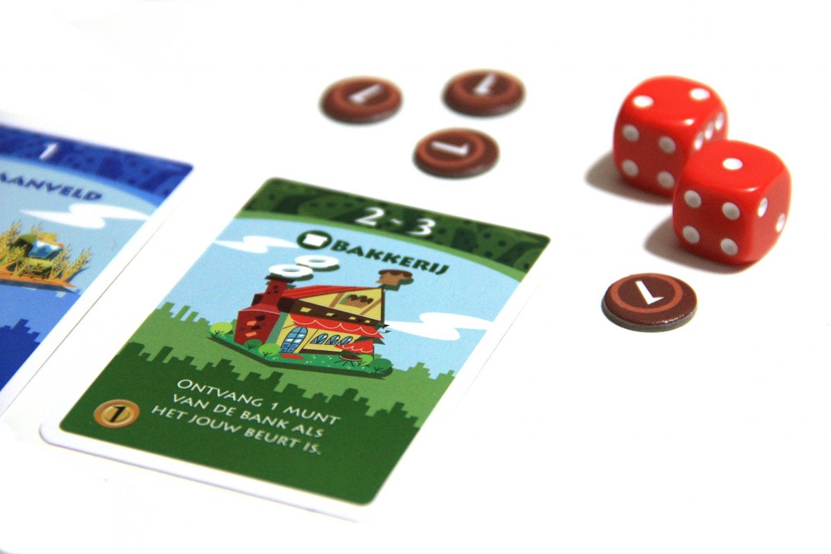 White Goblin Games Machi Koro - Dobbelspel - Bouw je eigen stad — afbeelding 10