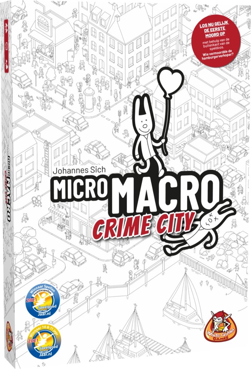 White Goblin Games - MicroMacro: Crime City - Coöperatiefspel - 1 tot 4 spelers - Samenwerken - los nu 16 misdaden op - Vanaf 10 jaar — afbeelding 23
