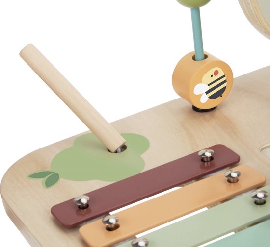 Houten Bosvrienden Activiteitentafel - 8-in-1 Stimulerend Speelcentrum - 29,5 × 29,5 × 28 cm - Vanaf ±18 maanden van Merkloos — afbeelding 2