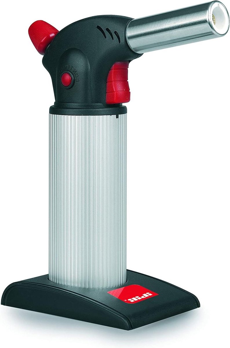 Goedkoopste Gourmet Torch Professional Zwart-Zilver-Rood 5 x 5 x 10 cm - Koken en Bakken