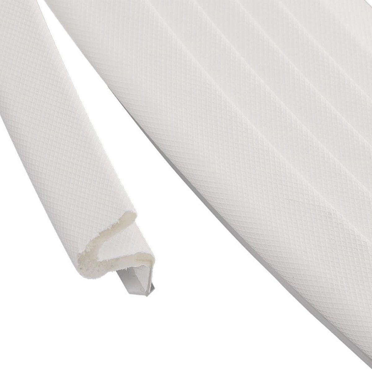 Weerstrip 10m x 12mm - Geluiddicht Q-schuim - Deurframe weerstrip - Tochtstopper ramen en deuren - Douchecabine - Gaten vulstof
