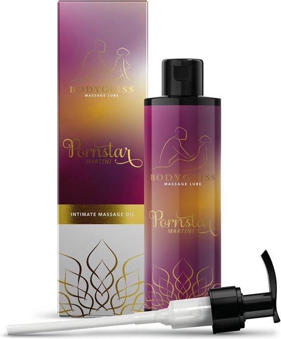 Foto: Bodygliss massage olie en glijmiddel in 1 pornstar martini 150 ml