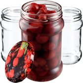Pots à confiture avec couvercle Petits bocaux à confiture 315 ml diamètre 66 mm pour baies de miel avec couvercle pots ronds hermétiques 10 pièces pots à confiture avec couvercle