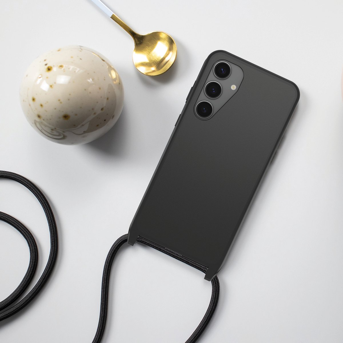 OtterBox React Necklace - Geschikt voor Samsung Galaxy S24Plus - Black