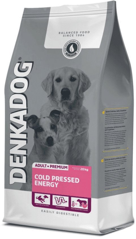 Denkadog Hondenvoer Cold Pressed Energy - 20 kg