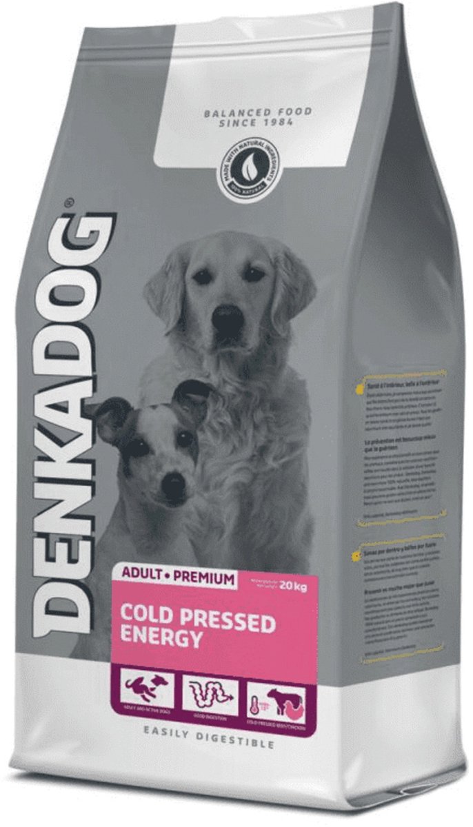 Denkadog Hondenvoer Cold Pressed Energy - 20 kg