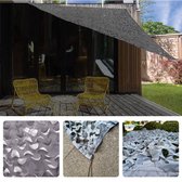 Ufamiluk zonnezeil, waterdicht, rechthoekig, 1,5 x 3,5 m, balkon
