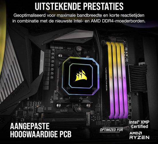 Corsair Vengeance RGB RS 16GB (2x8GB) DDR4 3600 (PC4-28800) C18