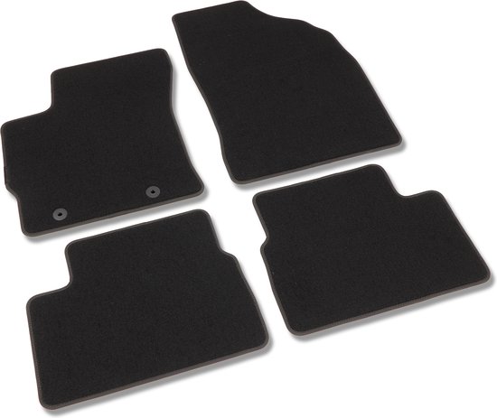 Tapis de voiture sur mesure pour Toyota Auris 2010 - 2013 - 4 pièces - Luxe - Version: système de montage 1