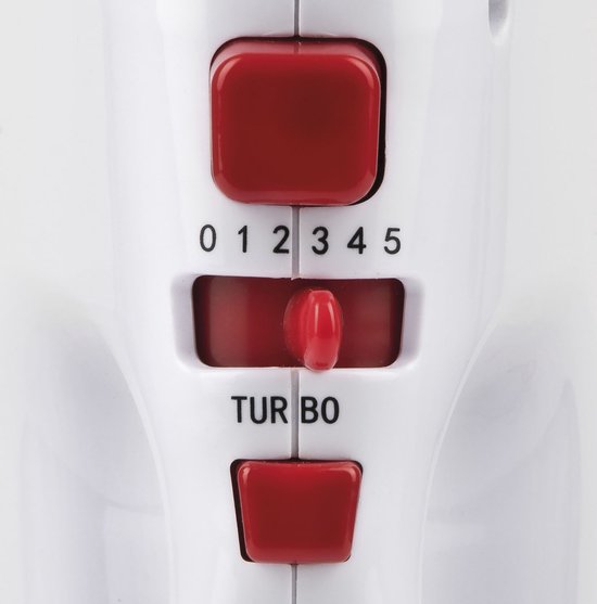 Girmi SB4101 mixer Handmixer 400 W Rood, Wit van Girmi — afbeelding 4