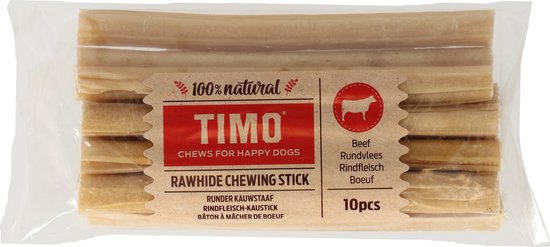 Timo Rund Kauwstaaf - Hondensnacks - Rund 20 cm 10 stuks Large