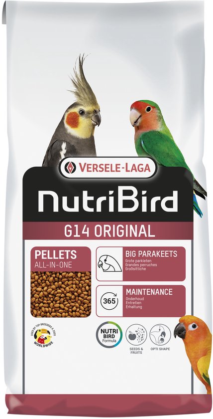 Versele-Laga Nutribird G14 Original Grote Parkiet - Vogelvoer - 10 kg