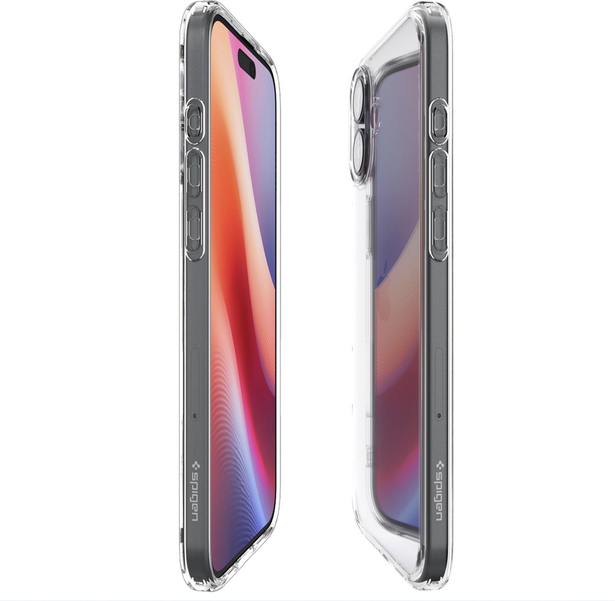Apple iPhone 16 hoes transparant Spigen Ultra Hybrid schokbestendig TPU bumper krasbestendig case - Afbeelding 4