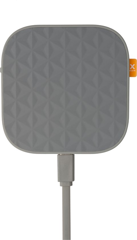 Chargeur sans fil Xtorm Solo - Chargeur sans fil jusqu'à 15 W avec système de clic magnétique intégré - gris foncé