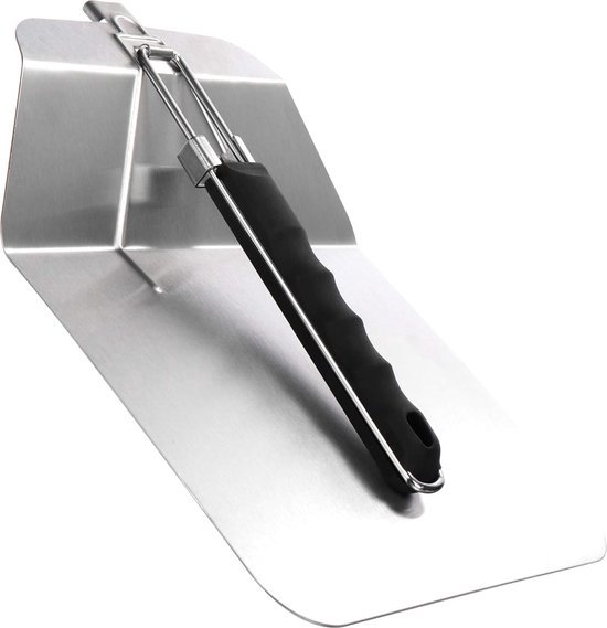 Pizza Uit Oven Halen Küchenprofi Alfredo BBQ Pizzaschep – Roestvrij Stalen Ovenschep Met Inklapbare Handgreep | Oven & Grill Accessoire BBQ Accessoire Warmtebestendig