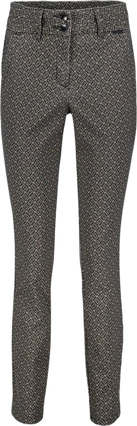 Red Button Broek Diana Fancy Square Srb4388 1 Black Dames Maat - W34