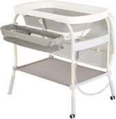 Cangaroo Garda Wit/Grijs 2-in-1 Badje en Luiertafel 110898