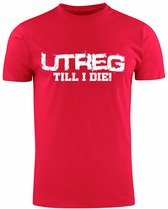 Utreg Till i Die Rood T-shirt - utrecht