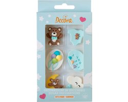 Decora Suikerdecoraties Set/6 - Baby Boy