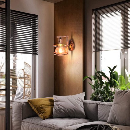 Verstelbare retro industriële wandlamp - Prachtige Lampen