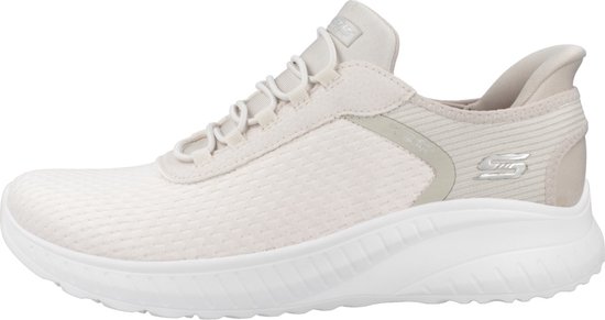 Skechers Slip-ins : Baskets Bob Squad Chaos - Beige - Confort Extra - Mousse à mémoire de forme - Taille 36