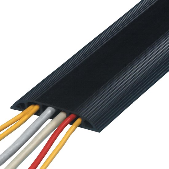 Defender XPRESS 100 BLK - XPRESS drop-over kabelbeschermer 100mm, zwart