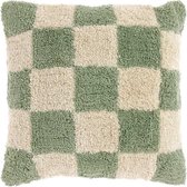 Unique Living - Sierkussen Ziva Thé Vert -45x45cm