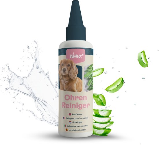 nimo® oorreiniger voor honden met aloë vera & panthenol