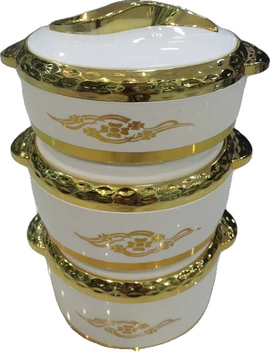 OEM Voedselverwarmer Thermische Isolatie Ramadan Evenement Lunchbox WIT MF-FW014WGF