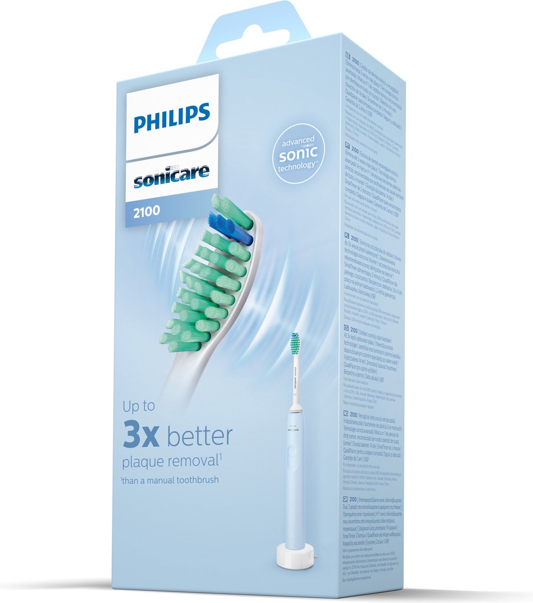 Philips Sonicare 2100 – Elektrische Tandenborstel – HX3651/12