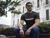 T-SHIRT SUPPORTERS FC TWENTE AVEC TEXTE ENSCHEDE TAILLE L NOIR