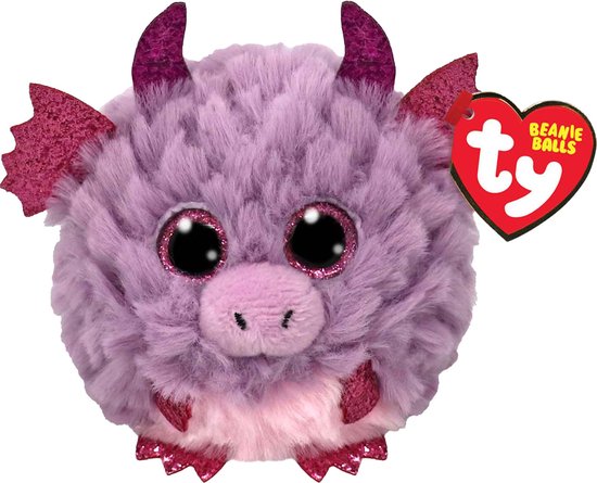 Foto: Ty teeny puffies knuffel draakje spark 10 cm