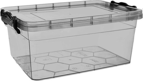 Récipient alimentaire avec couvercle Grijs GRIS 5 l - Boîtes de conservation - Récipients alimentaires - Récipients - Récipients de congélation - Conserver au frais