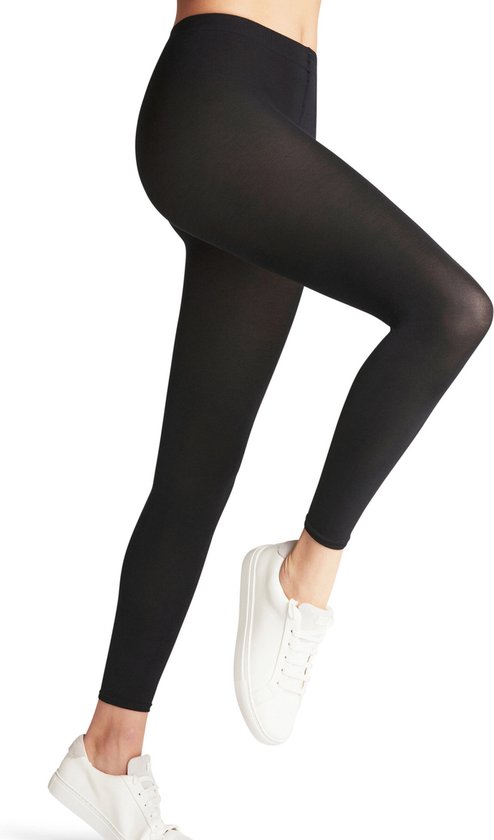 FALKE Cotton Touch leggings en Katoen opaque dames noir - Taille SM